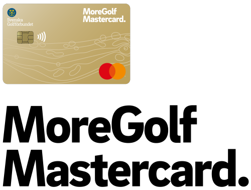MoreGolf Mastercard logotyp och kort